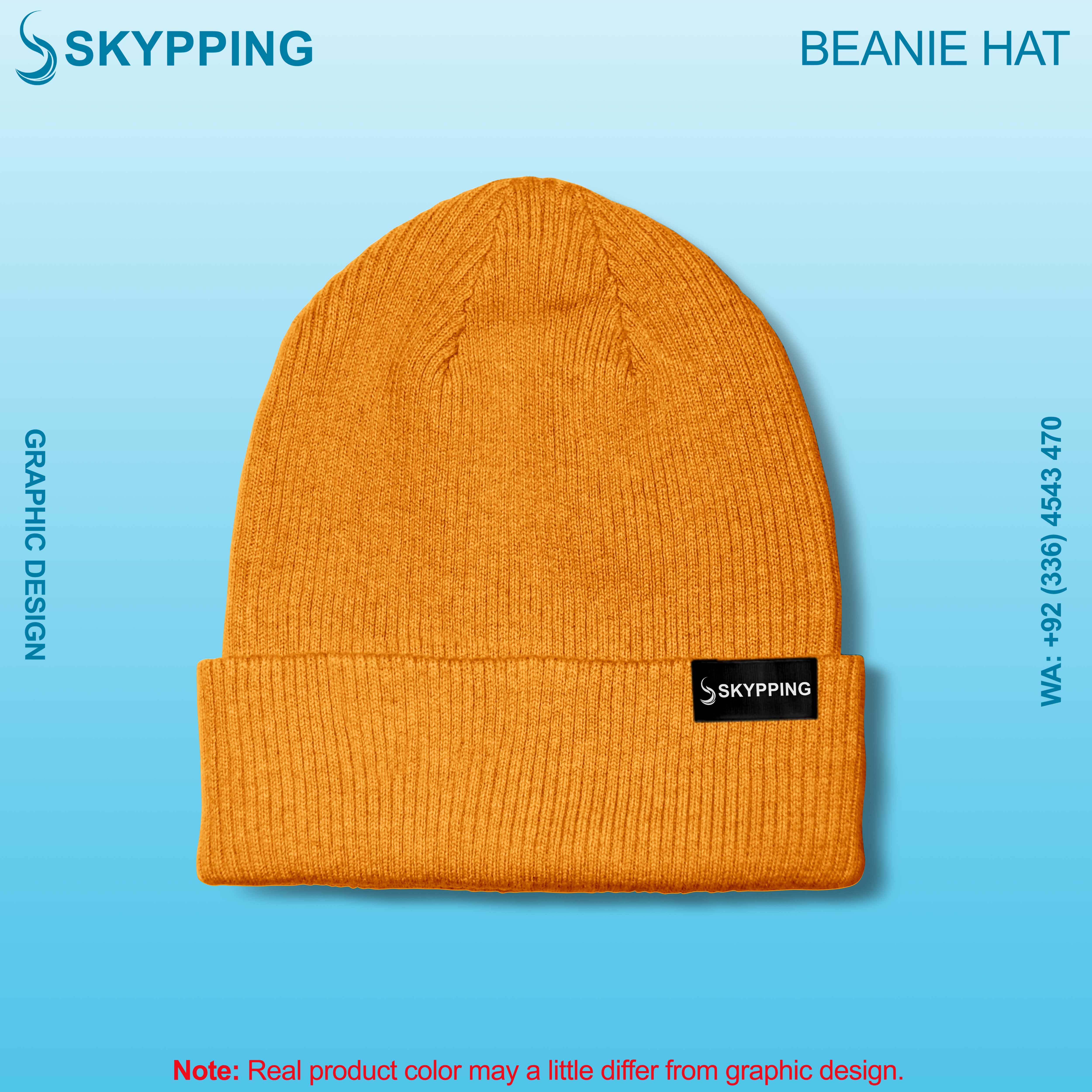 Beanie Hat with Label